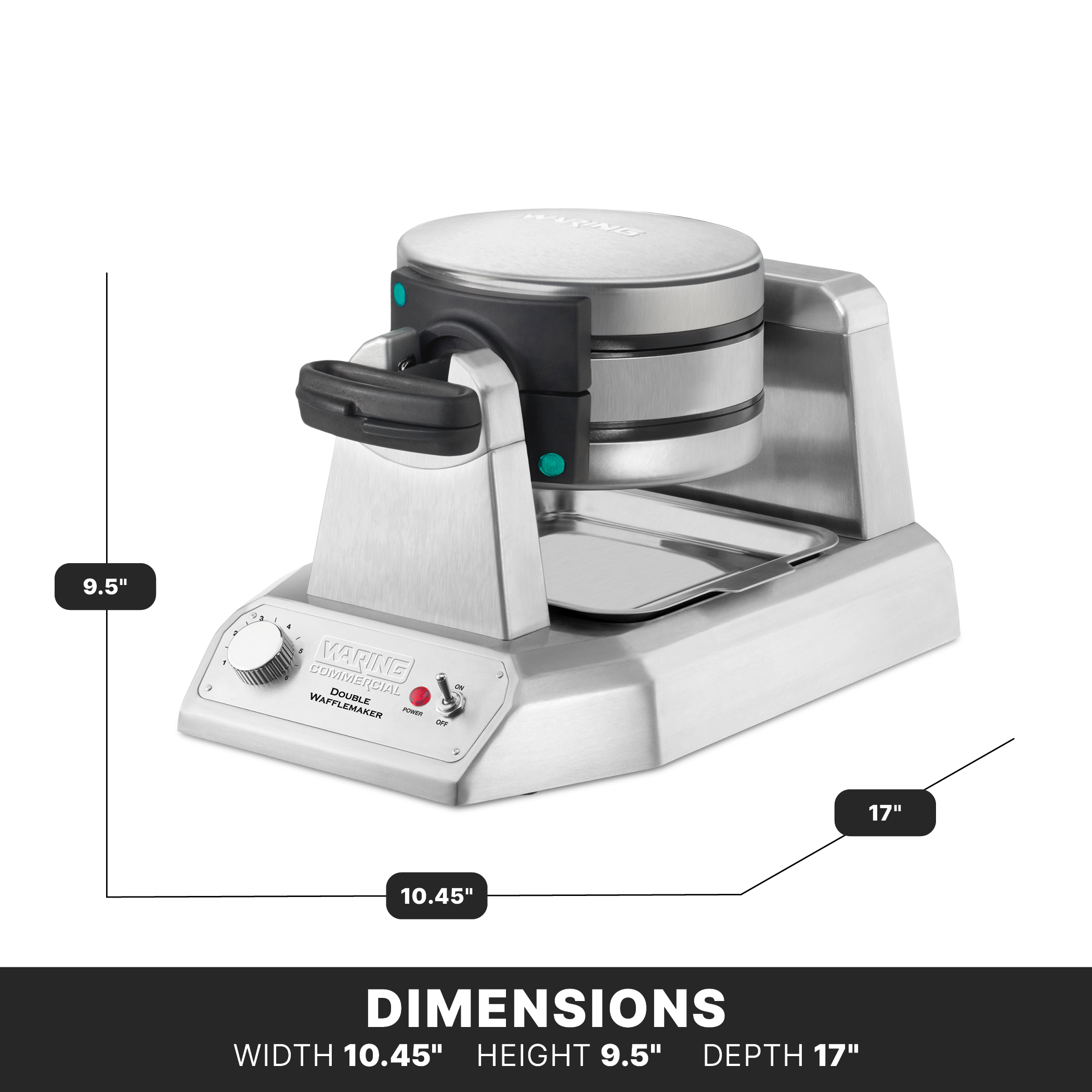 Double Classic Waffle Maker
